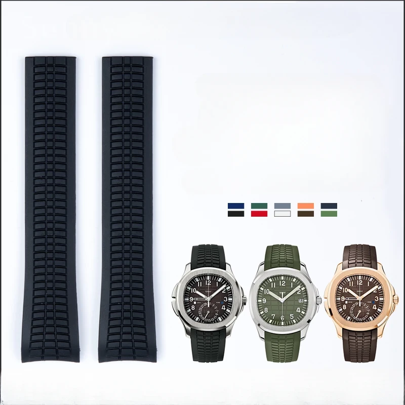 Patek Philippe Watch Aquanaut - Gelang jam silikon tahan keringat 21mm