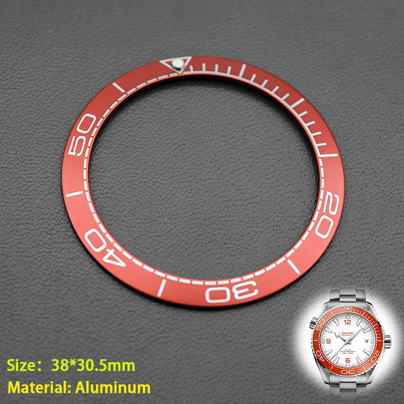 Omega Watch Seamaster - 38*30.5Mm Jam Tangan Miring Aluminium Bezel