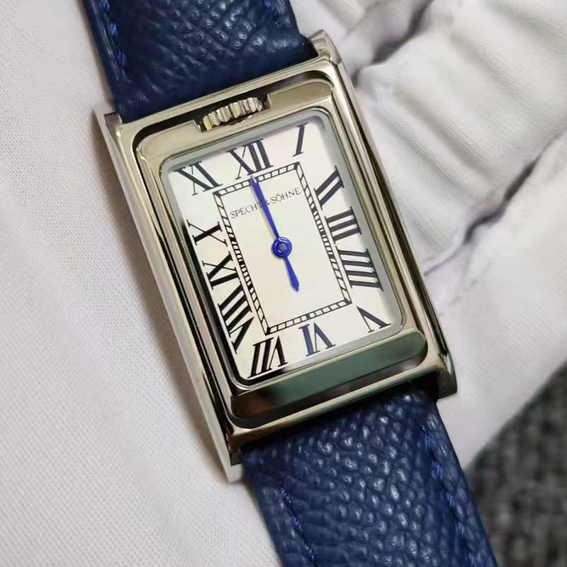 Cartier Watch Santos - Jam Tangan Persegi Wajah Ganda Specht