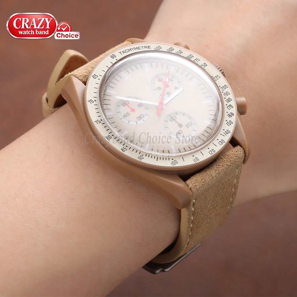Tali Kulit Suede untuk Jam Tan - Suede Strap Watch ulasan dan harga