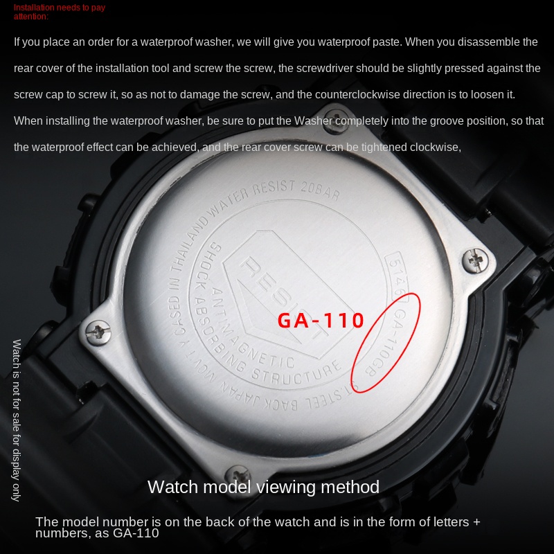 DW5600 gw m5610 Gasket cincin  - Casio Watch G-Shock Ga-2100 ulasan dan harga
