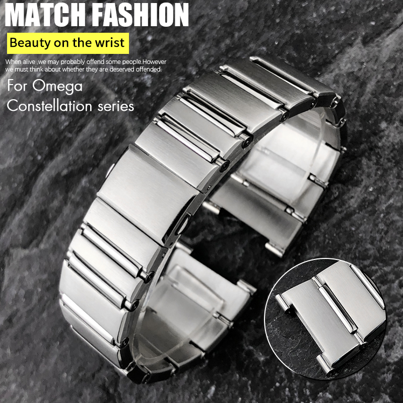 Tali Jam Tangan Baja Tahan Kar - Omega Watch Constellation ulasan dan harga