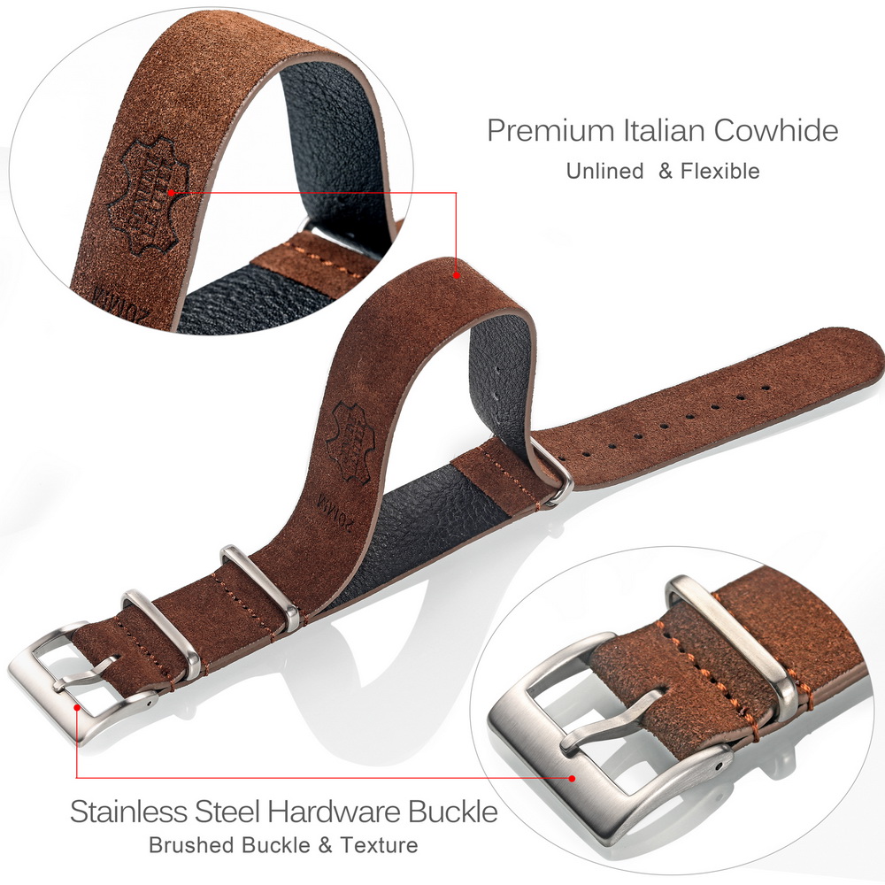 Hemsutt Tali Jam Tangan Kulit  - Tropic Strap Vintage ulasan dan harga