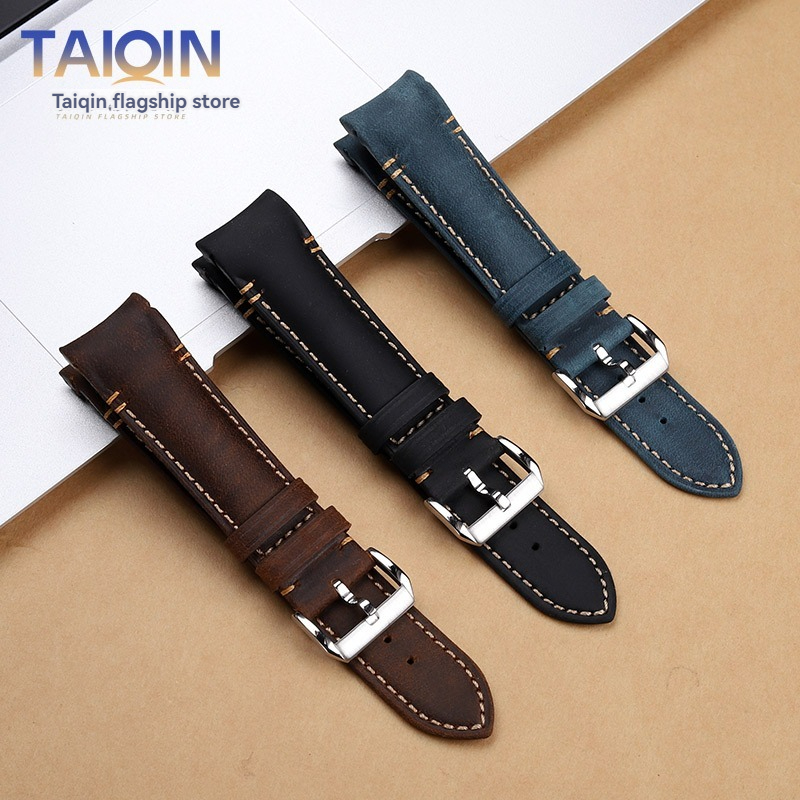 Tali Jam Kulit Retro Matte Uju - Omega Watch Seamaster ulasan dan harga
