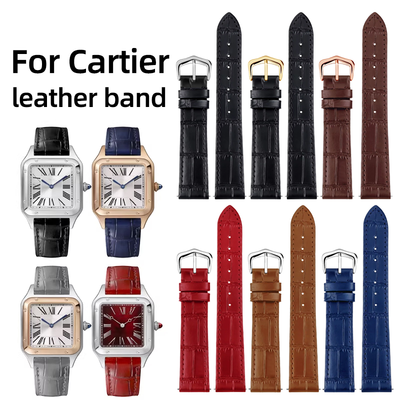 Tali Kulit Asli 15Mm 17Mm 18Mm - Cartier Watch Tank ulasan dan harga