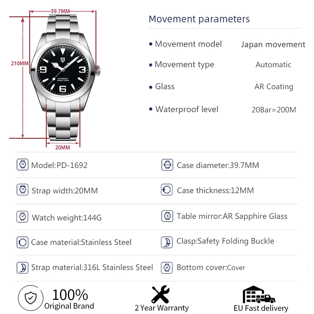 Jam Tangan Mekanis Pria 40MM D - Seiko Watch Presage ulasan dan harga