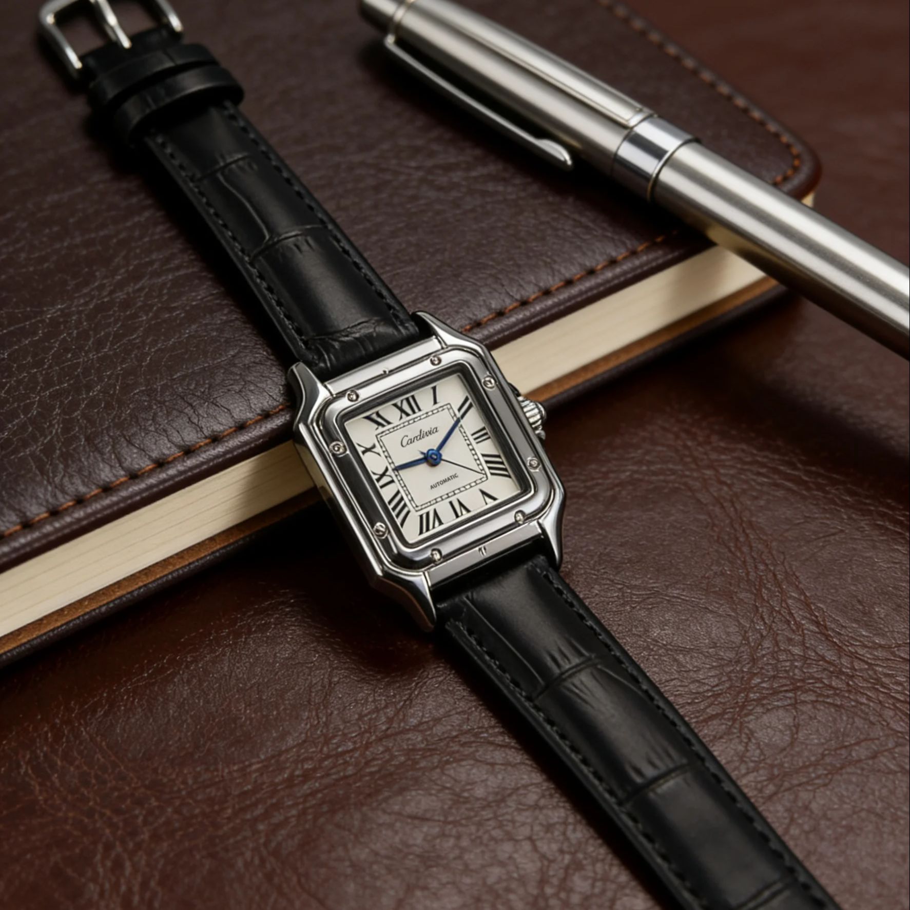 Jam Tangan Kuarsa Wanita Retro - Cartier Watch Santos ulasan dan harga