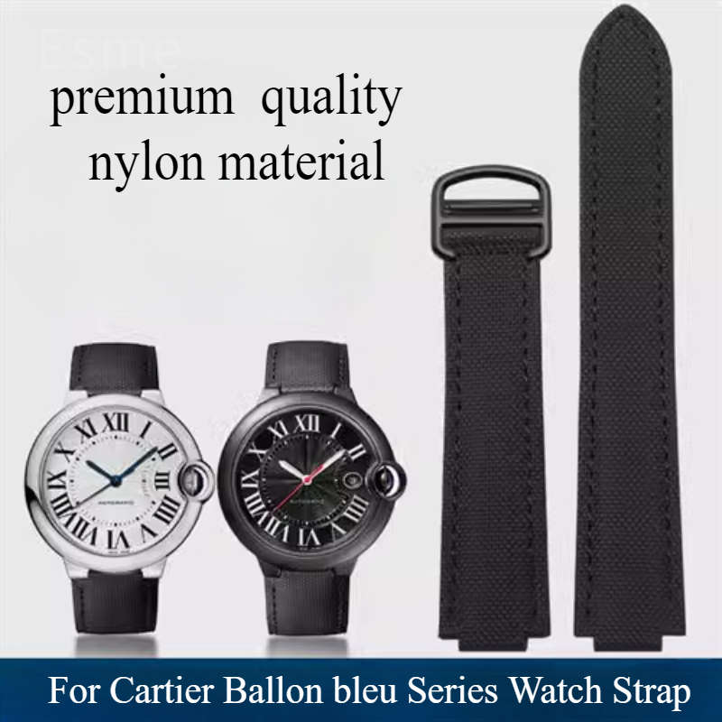 Asli untuk Tali Jam Tangan Nil - Cartier Watch Ballon Bleu ulasan dan harga
