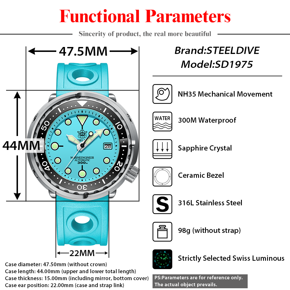 STEELDIVE SD1975 Jam Tangan Pr - Citizen Watch Tsuyosa ulasan dan harga