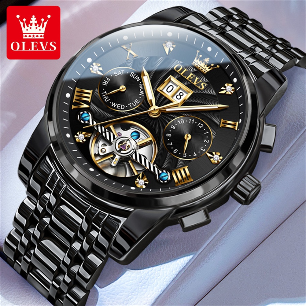 OLEVS jam tangan otomatis penu - Rolex Watch Daytona ulasan dan harga