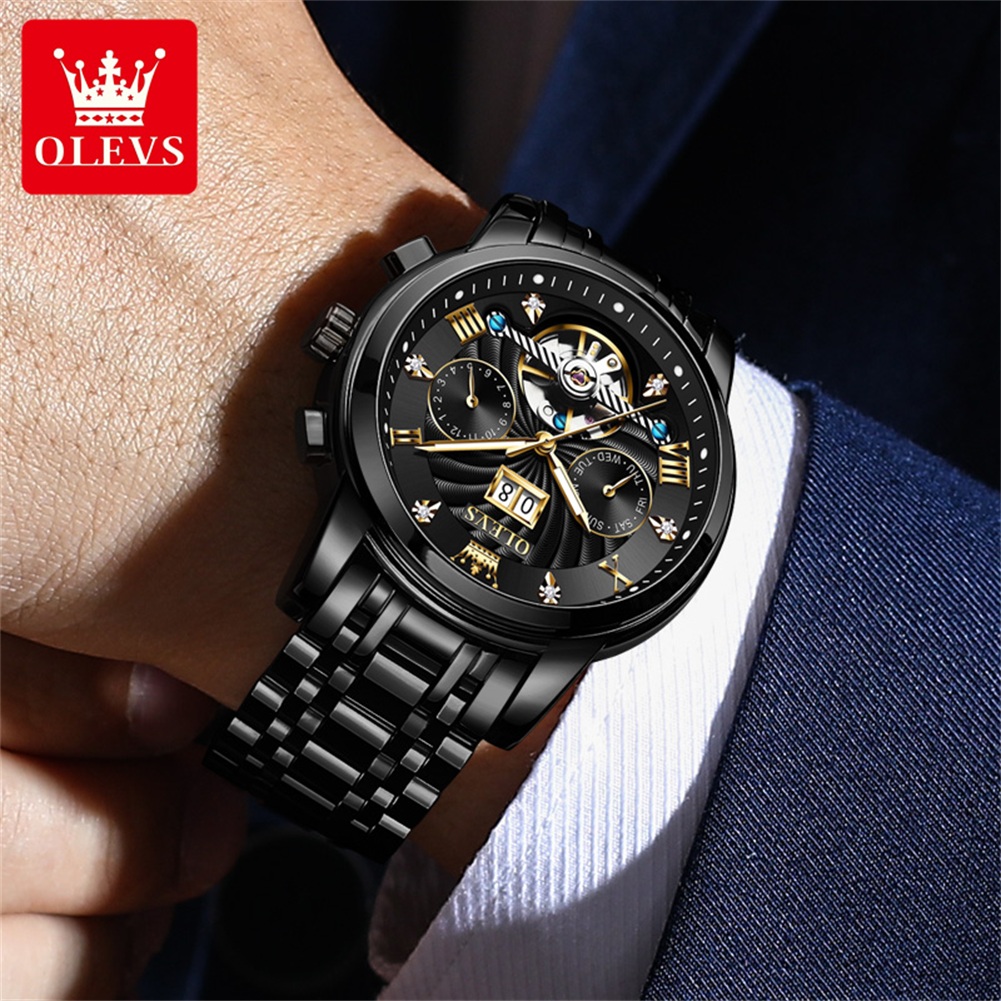 OLEVS jam tangan otomatis penu - Rolex Watch Daytona ulasan dan harga