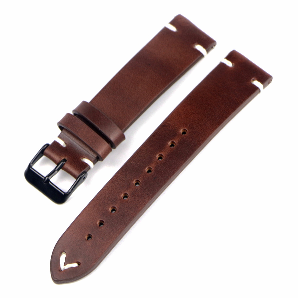 Vintage Asli 18mm 19mm 20mm 22 - Suede Strap Watch ulasan dan harga