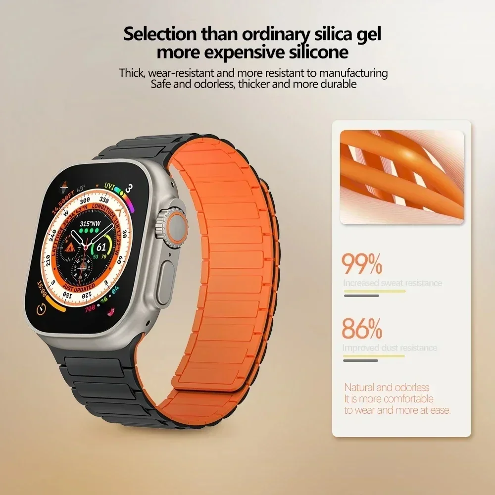 Tali silikon untuk iWatch, tal - Milanese Loop Magnetic ulasan dan harga