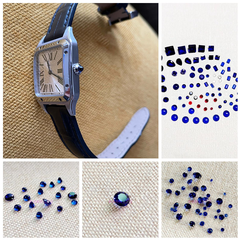 Mahkota Jam Tangan Dengan Safi - Cartier Watch Ballon Bleu ulasan dan harga