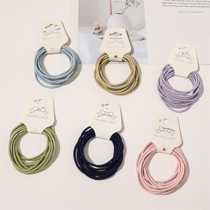 10 Buah Ikat Rambut Elastis Da - Silicone Band Women ulasan dan harga