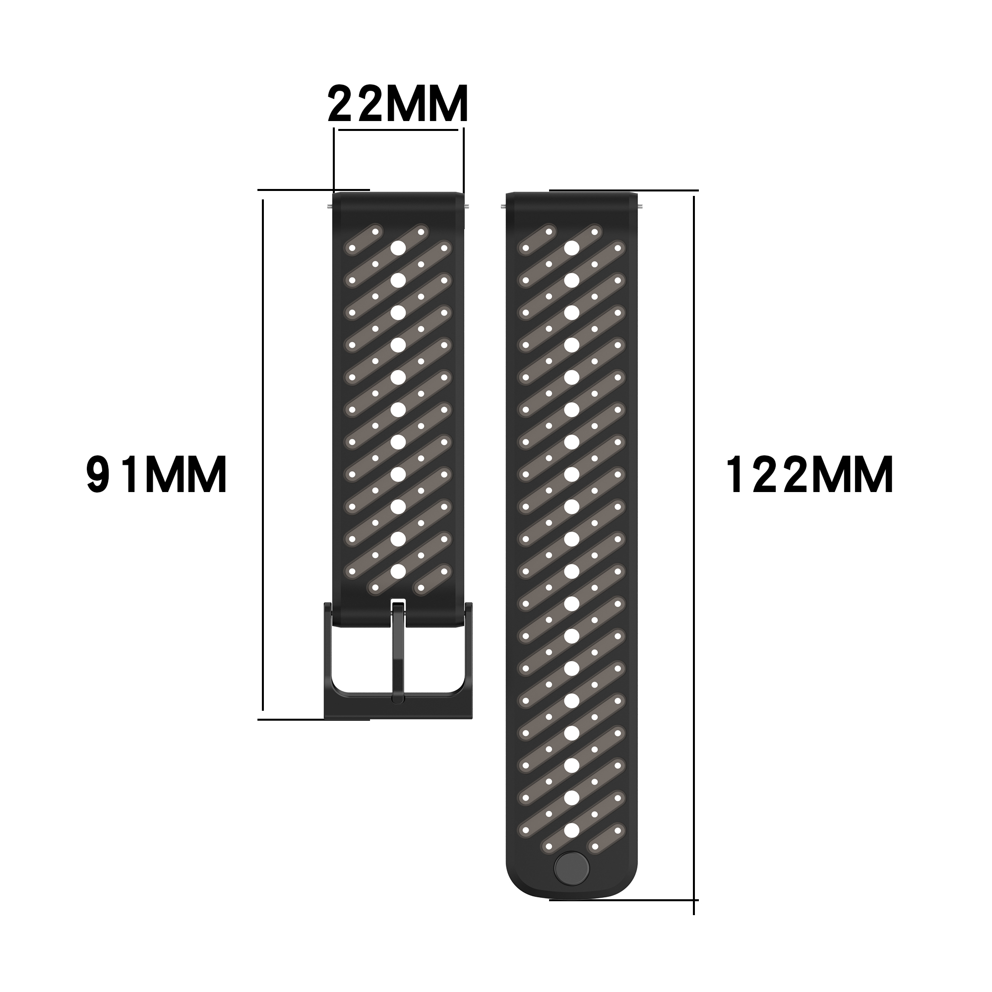 Tali Olahraga Silikon untuk Su - Silicone Watch Band 22Mm ulasan dan harga