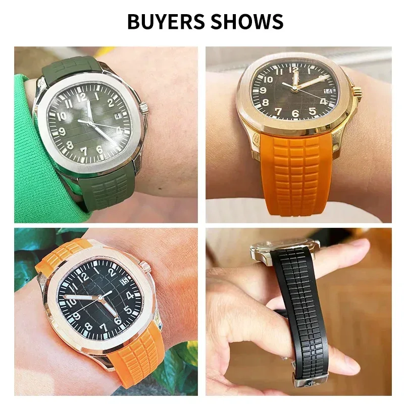 Tali jam tangan karet granat u - Patek Philippe Watch Aquanaut ulasan dan harga