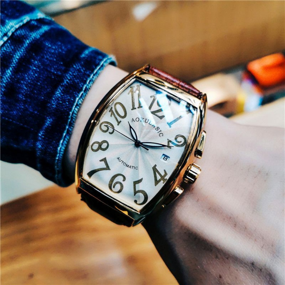 Jam Tangan Mekanis Pria Mewah, - Cartier Watch Santos ulasan dan harga