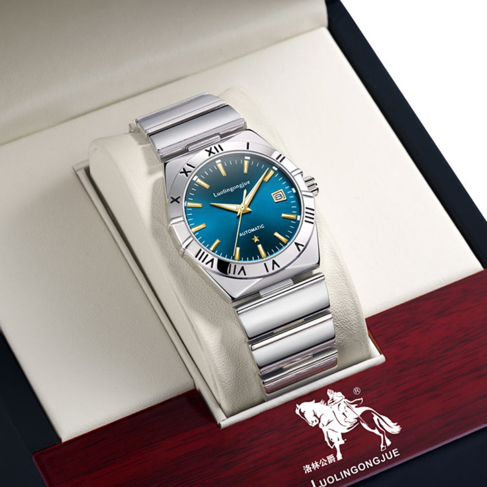 Jam Tangan Pria Kasual Bisnis  - Butterfly Clasp Deployant ulasan dan harga
