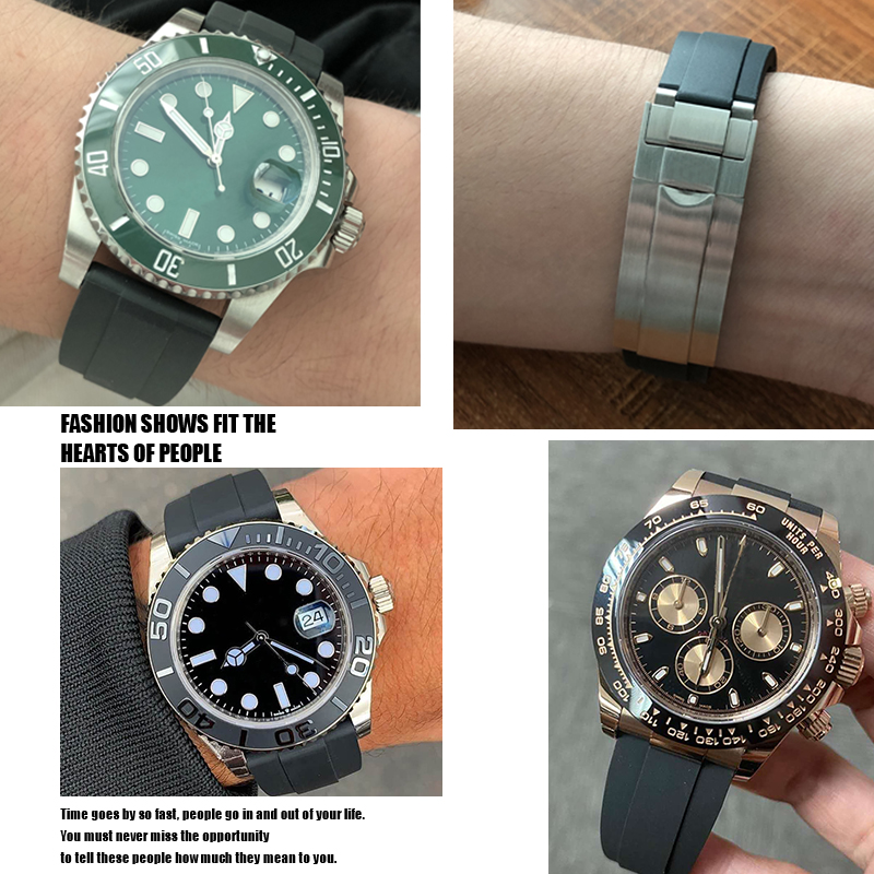 Tali Jam Karet 18Mm 20Mm 21Mm  - Rolex Watch Submariner ulasan dan harga